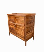 Armoire en bois d'acacia pour serre de jardin Fabriquée au Vietnam Est amovible Facile à assembler Respectueuse de l'environnement