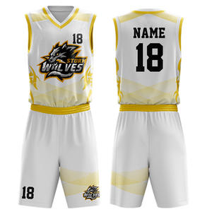 Uniforme de Baloncesto Personalizado de la Mejor Calidad, 100% Poliéster, Transpirable, Anti-UV, de Secado Rápido, Unisex para Adultos, TROPIC EDGE SPORTS - Product Image 4