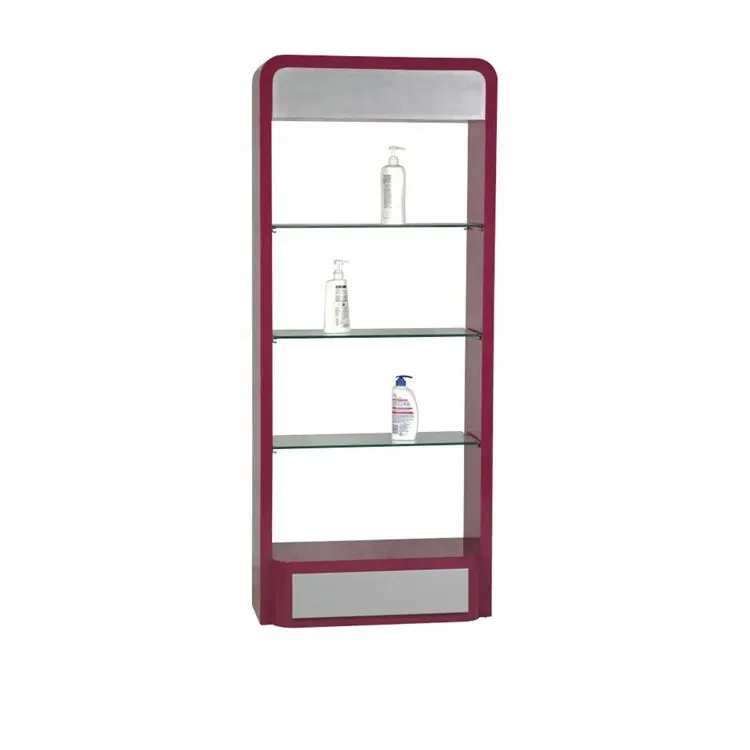 Beauty and hair salon furniture cabinet display table