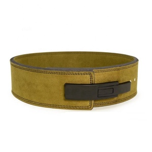 Ceinture de musculation en cuir suédé personnalisée, ceinture de musculation lourde, ceinture de soutien du dos pour squats et soulevés de terre, ceinture de musculation pour la salle de sport - Product Image 1