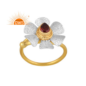 Handcrafted Best Selling Natural <b>Garnet</b> Gemstone Stackable <b>Ring</b> For Women Jewelry Manufacturer - Product Image 1