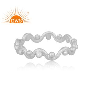 Fine Sterling Silver Handmade Statement <b>Ring</b> For Women Silver Jewelry Manufacturer - Product Image 3