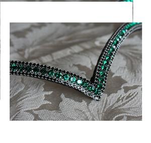 Nouveaux accessoires de cheval de bandeaux bling-bling de fournisseur indien à un prix abordable - Product Image 5