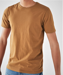 <b>Blank</b> T Shirt Wholesales Prices Customized Logo Designs Interlock Light <b>Weight</b> 100% Cotton Short Sleeve Round Neck T-Shirts - Product Image 3