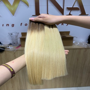 Diadema de pelo liso de hueso Rubio, calidad superior, el mejor precio al por mayor, sin enredos, sin caída, pelo virgen vietnamita - Product Image 3