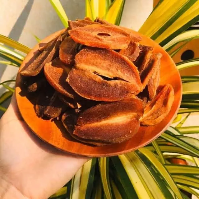 Seluruh irisan buah Sapodilla kering lembut manis Chip chihoo jenis budidaya umum pengawet alami kemasan jumlah besar OEM