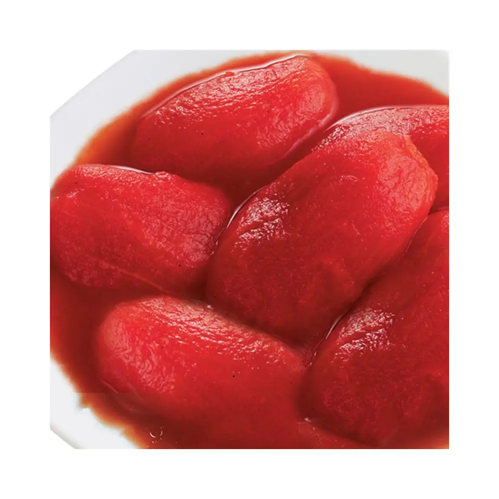 Pomodori pelati in scatola dall'italia in EVOO nessun conservante rosso in latta private label food service