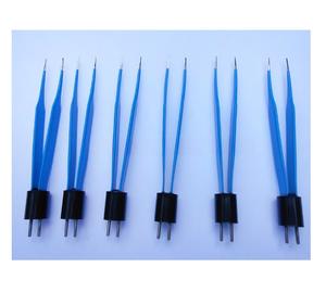 Micro pince bipolaire coudée européenne Source d'alimentation manuelle Instruments chirurgicaux électriques - Product Image 3