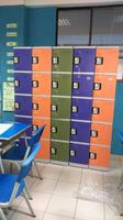 Casier à clé en plastique ABS coloré, de haute qualité et durable, avec montage facile pour les élèves et les enseignants