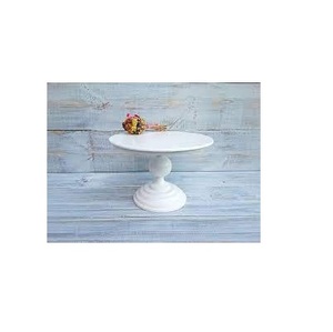 Soporte de madera maciza para pastel, estante de pierna alta para decoración de tartas, fiesta de boda, Hotel - Product Image 3