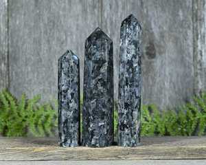 LARVIKITE-Torre de cristal NATURAL de alta calidad, cristal de roca, LARVIKITE, JEMBO, obelisco para curación y decoración, venta al por mayor - Product Image 3