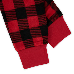 Conjunto de Pijamas para Adultos, Bebés, Niños y Niñas, Ropa de Dormir con Bordado, Pantalones de Tartán a Cuadros Rojos, Conjuntos Familiares a Juego, Regalo Personalizado - Product Image 5