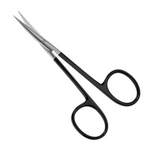 Tijeras de corte recto o curvo de acero inoxidable alemán, corte de arco Iris dentado de 4,5 pulgadas (11,5 cm) - Product Image 4