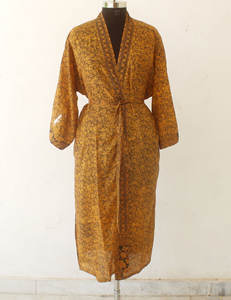 Silk <b>Kimono</b> Robe Cotton Robe Bath Robe - Product Image 5