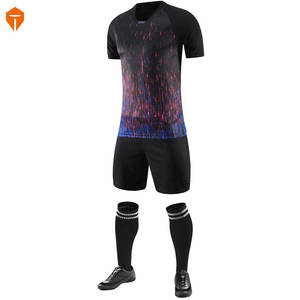 Soccer Jersey Wholesale Cheap Club And Team Latest Designs Youth Sublimated Neon Green Soccer Uniform Set Custom Football Jersey - Product Image 2