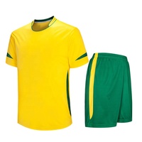 Maillots de football personnalisés de haute qualité pour hommes, vêtements de sport pour l'entraînement et le jogging, 100% polyester, anti-transpiration