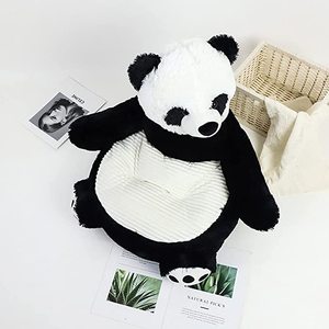 TRIHO S81828 Wholesale <b>Kids</b> Lovely Cartoon Panda Filling Epp Bean Bag Lazy <b>Sofa</b> Chair for <b>Kids</b> Furniture - Product Image 4