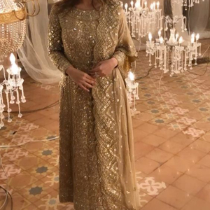 Haut LONG et élégant pour femmes, robe pantalon brodée avec des perles de verre de cristal, dba, idéal pour une tenue de soirée ou un mariage, @ 2022 - Product Image 1