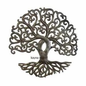 Металлическое настенное украшение с изображением дерева жизни