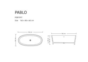 Bañera de piedra artificial blanca moderna terrazo ovalado liso con función de masaje y remojo independiente con escurridor - Product Image 3