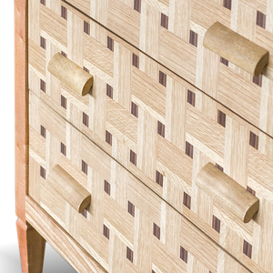 Hadley Mindi Wood <b>Chest</b> Natural Unique Design <b>Storage</b> Cabinet Living Room Bedroom Home Hotel Furniture - Product Image 4