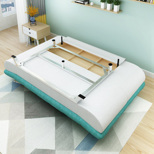 Giường Sofa Gấp Với Chức Năng Lưu Trữ Vải Hiện Đại Giường Sofa Gấp Futon 1.2 Có Thể Gập Lại Căn Hộ Mới Phòng Khách Khách Sạn Phòng Khách - Product Image 4