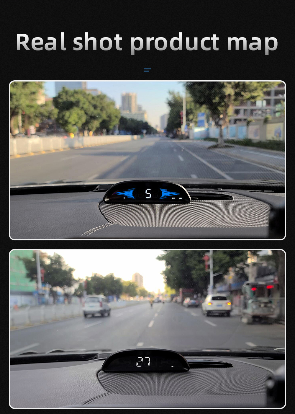 GPS Speedometers Head Up Display G2 model Car HUD Display