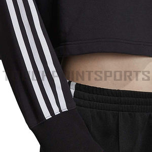 Femmes Hoodies 100% Coton de Haute Qualité Pull Dames Recadrée Hoodie Sweat Gym - Product Image 4