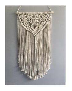 ผ้าฝ้าย100% ที่กำหนดเอง Macrame แขวนผนังงานฝีมือตกแต่งสำหรับผู้ค้าส่งบ้านผู้ผลิต - Product Image 1