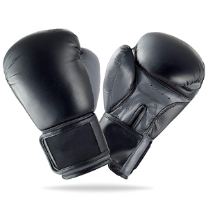 Gants professionnels de boxe d'entraînement de cuir véritable respirants et confortables avec quatre couches - Product Image 6