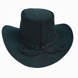 Casquette de motard en cuir véritable et daim HMB-906G, couleur personnalisable, unisexe, toutes saisons, motif uni, embossé, pour voyage et extérieur, élégante - Product Image 1