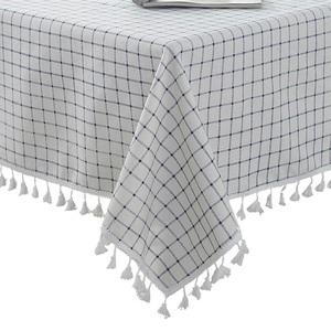 Tapis de table en coton biologique imprimé, nappe en bois certifié - Product Image 2