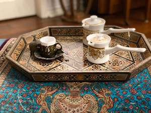 Artisanat en bois fait main avec nacre - Product Image 3