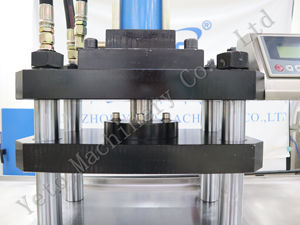 YETO semiautomático maquillaje cosmético sombra de ojos paleta de rubor polvo compactación máquina de prensado base paleta embalaje - Product Image 3