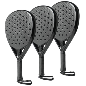 Prix d'usine en gros impression personnalisée raquettes de tennis de plage au carbone raquettes de padel de haute qualité pour le matériel de filet de fibre de sport - Product Image 6