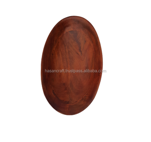 Cuenco de madera pulida Natural 100%, cuenco único desechable para servir masa para uso doméstico, Hotel, restaurante, utensilios de cocina - Product Image 5