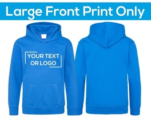 เสื้อฮู้ดสวมหัวของผู้ชายแบบกำหนดเองพิมพ์ลายฮิปฮอปโลโก้ OEM ผ้าฝ้ายลายแถบปักและตกแต่ง - Product Image 3