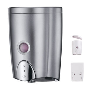 Porte-distributeur de savon mural de couleur blanche pour douche - Product Image 4