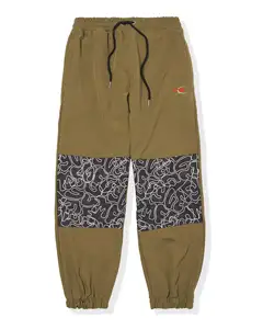 Pantalon de sport coupe-vent, couleur unie, coupe-vent, vêtement de neige, Extra Baggy