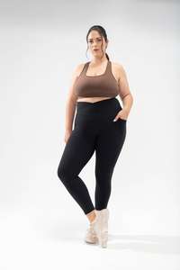 Legging d'hiver pour femme de haute qualité, taille haute, respirant, antibactérien, pour le sport, la salle de sport, l'entraînement, le fitness, vêtements de sport, uni - Product Image 3