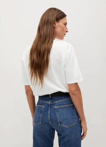 Camiseta personalizada para mujer, camiseta lisa de moda para mujer, camisetas de algodón con cuello redondo, top corto para mujer - Product Image 4