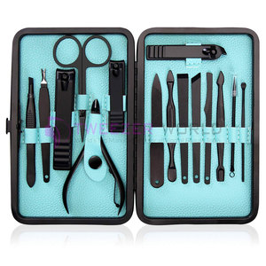 Top Selling Manicure Set 15-Piece for Women <b>Men</b> Nail Clippers Stainless Steel Manicure <b>Kit</b> Portable Travel <b>Grooming</b> <b>Kit</b> - Product Image 1