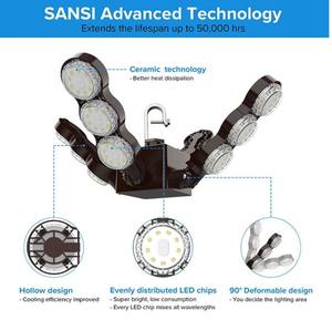 Bombilla de Cultivo <span class=keywords><strong>SANSI</strong></span> de Espectro Completo, 24W <span class=keywords><strong>36W</strong></span> 30W 60W 230vac E27, Luces LED para Cultivo de Plantas de Interior - Product Image 4