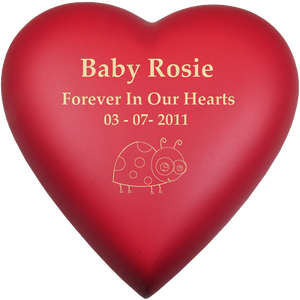 Urne commémorative en forme de cœur par Brassworld, fournitures commémoratives indiennes - Product Image 5