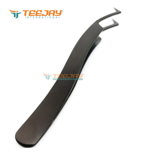 แหนบดัดขนตา TEEJAY ELT-448 รุ่น Plasma สีดำด้าน สแตนเลสทรงเป็ด งอ 90 องศา จับถนัดมือ ปลายเรียบ - Product Image 5