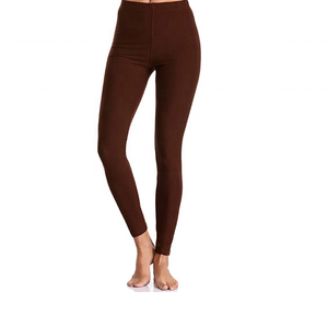 2023 femmes sans couture coton respirant Yoga Leggings taille Logo tricoté tissu prix de gros - Product Image 3