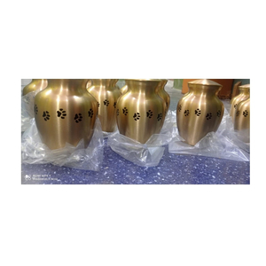 URNA FUNERARIA DE ALTA CALIDAD PARA CREMACIÓN DE MASCOTAS, ARTÍCULOS FUNERARIOS, Estilo Americano, Latón, Adulto, Brassworld India BRU-4290 - Product Image 1