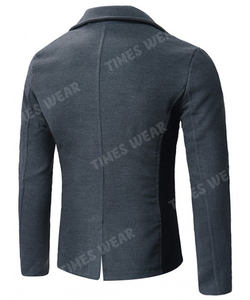 Chaqueta Vintage con botones para hombre, chaqueta de moda embellecedora con cremallera para invierno, venta al por mayor - Product Image 3