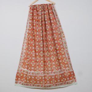 Lelaki belle écharpe en soie de coton faite à la main bloc de main imprimé sarong indien pour hommes châle d'été - Product Image 1