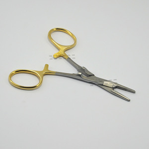 Bán buôn chuyên nghiệp thép không gỉ Fly Fishing forceps tùy chỉnh thiết kế logo tư nhân Fly buộc kẹp kéo - Product Image 4